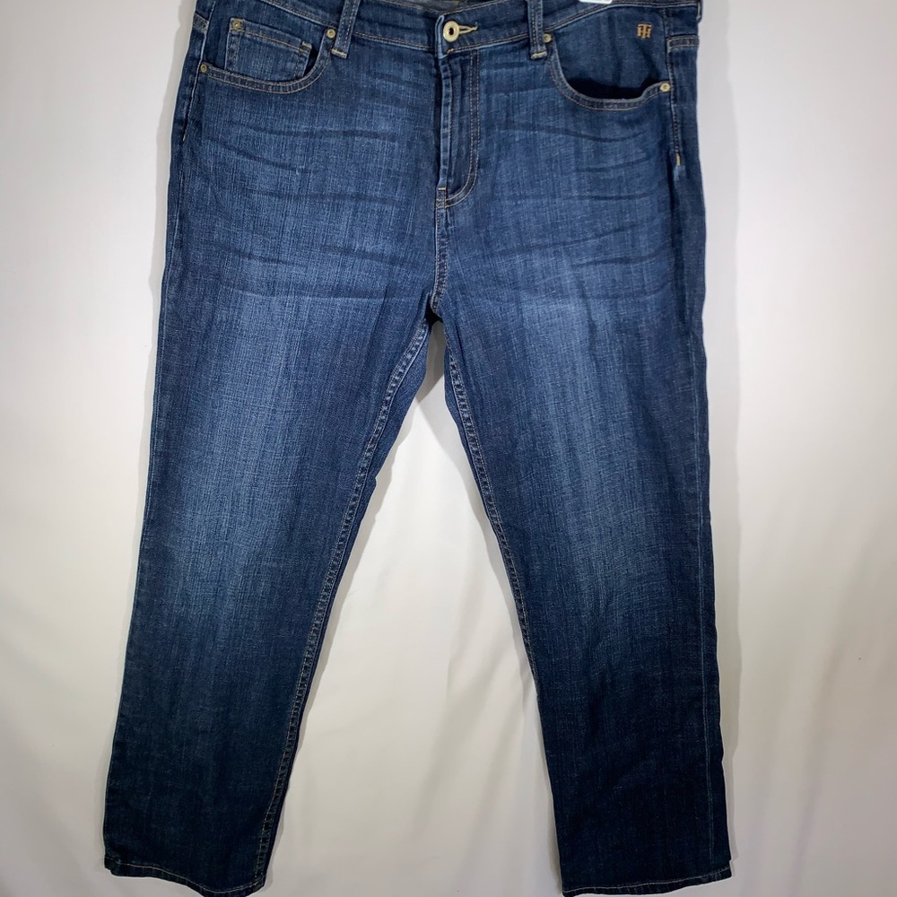 Tommy Hilfiger Womens Jeans 10 wash dark boyfriend
